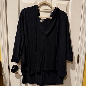 Loft Lounge Hooded Pullover Top